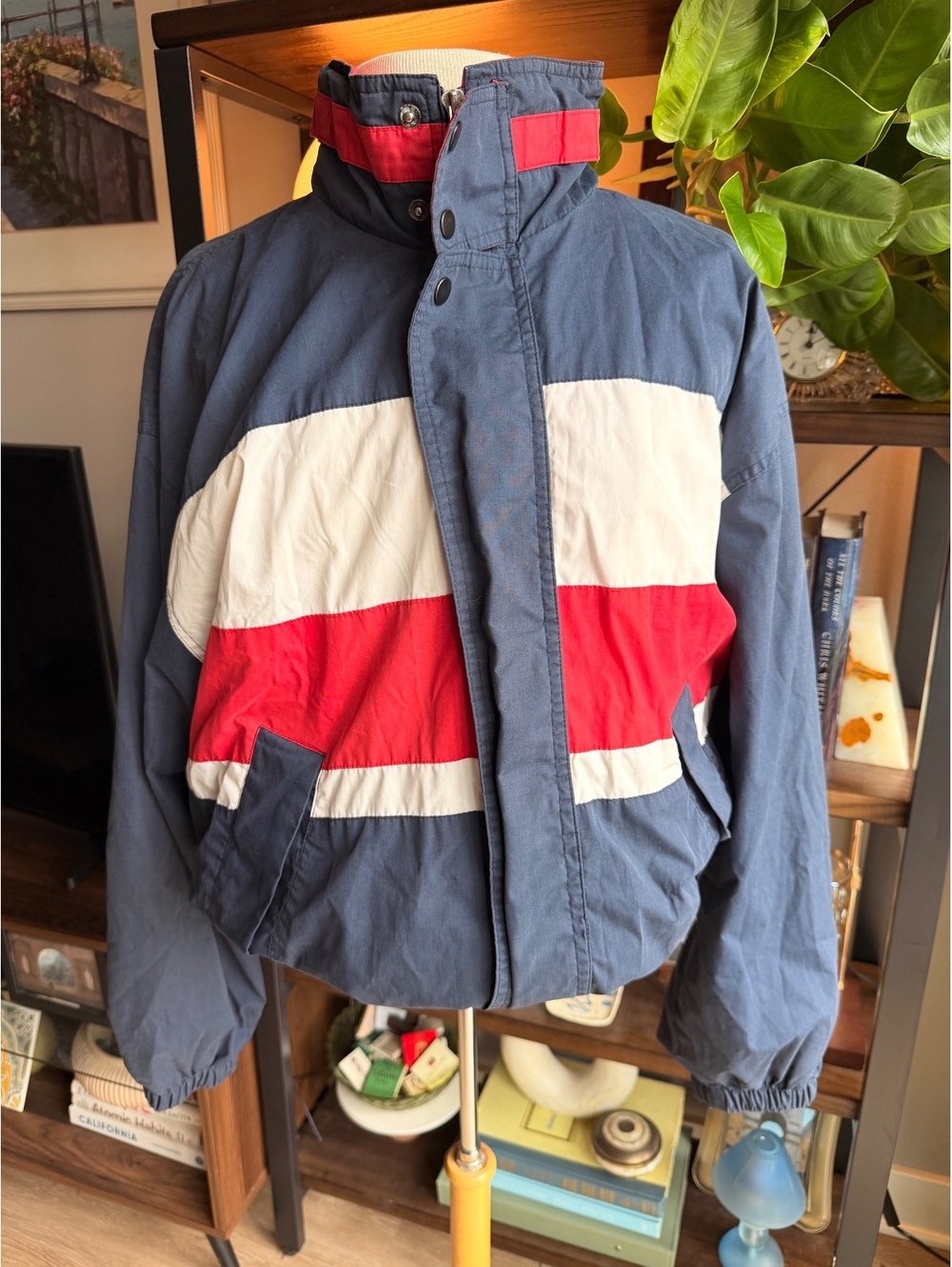 Vintage North Bay Golf Colorblock Windbreaker Jacket Large